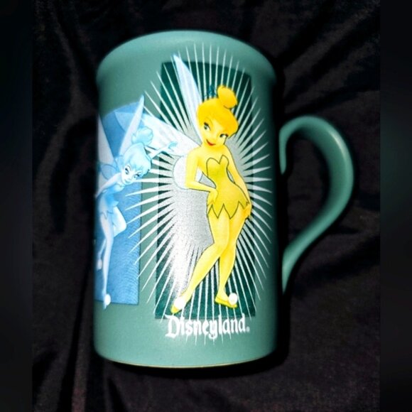 Other - Walt Disney World Teal Tink Tinkerbell Ceramic Mug Disney Parks 12 oz